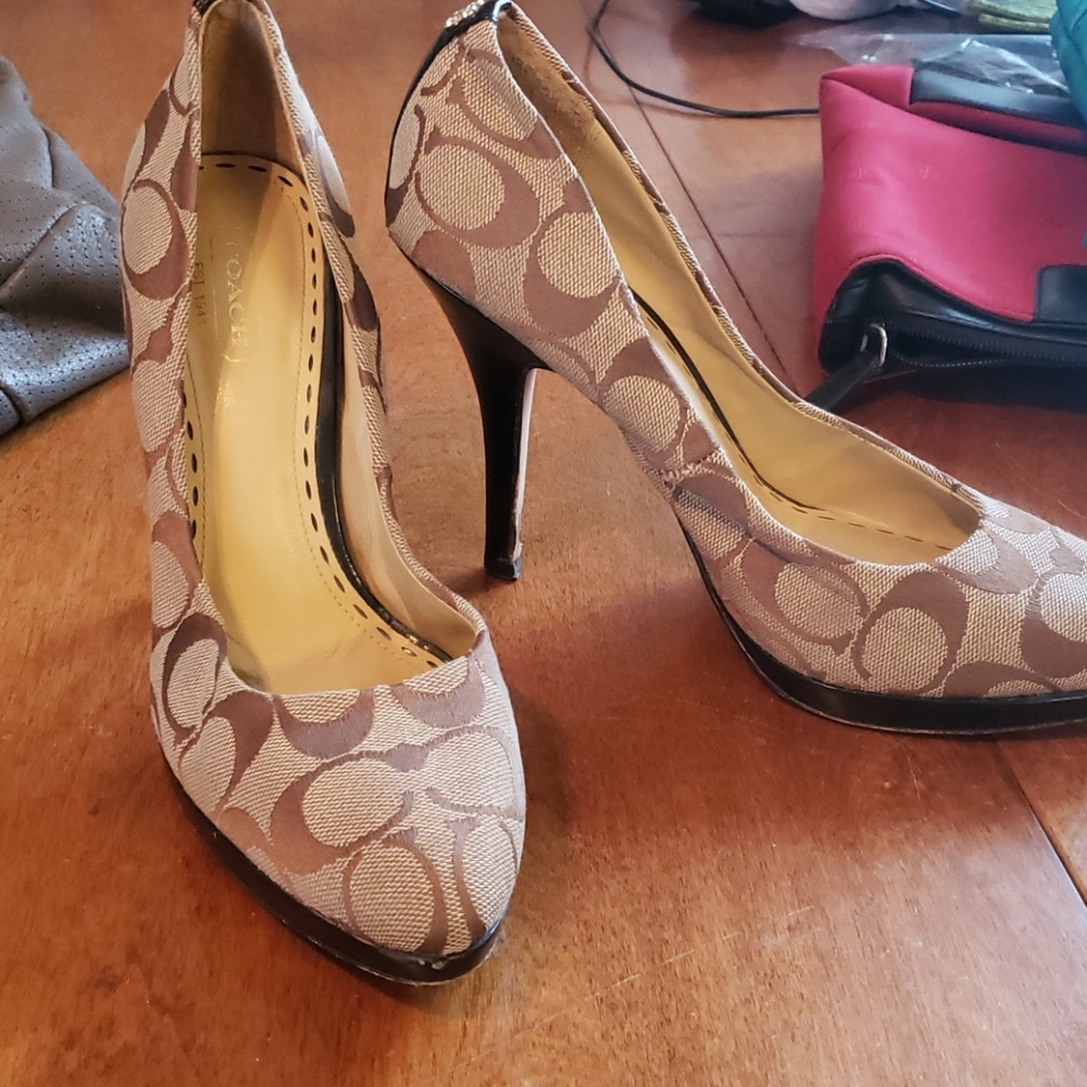 Coach high heels